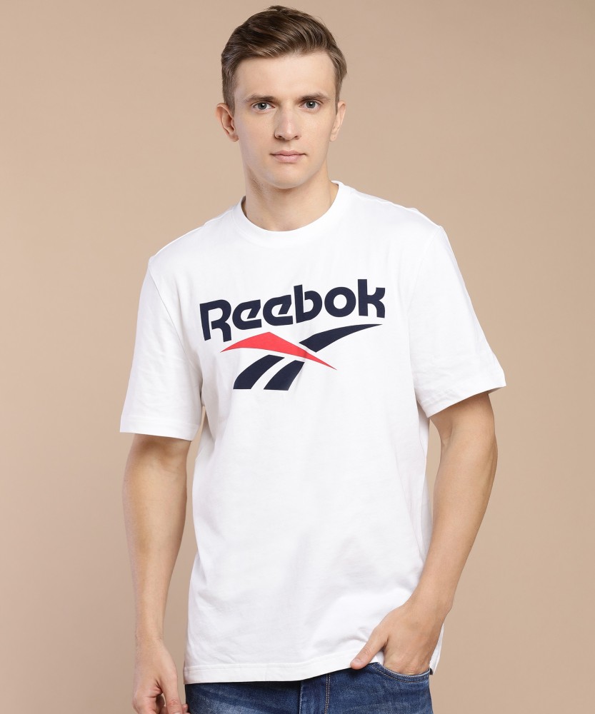 Reebok Men's T-Shirt - White - L