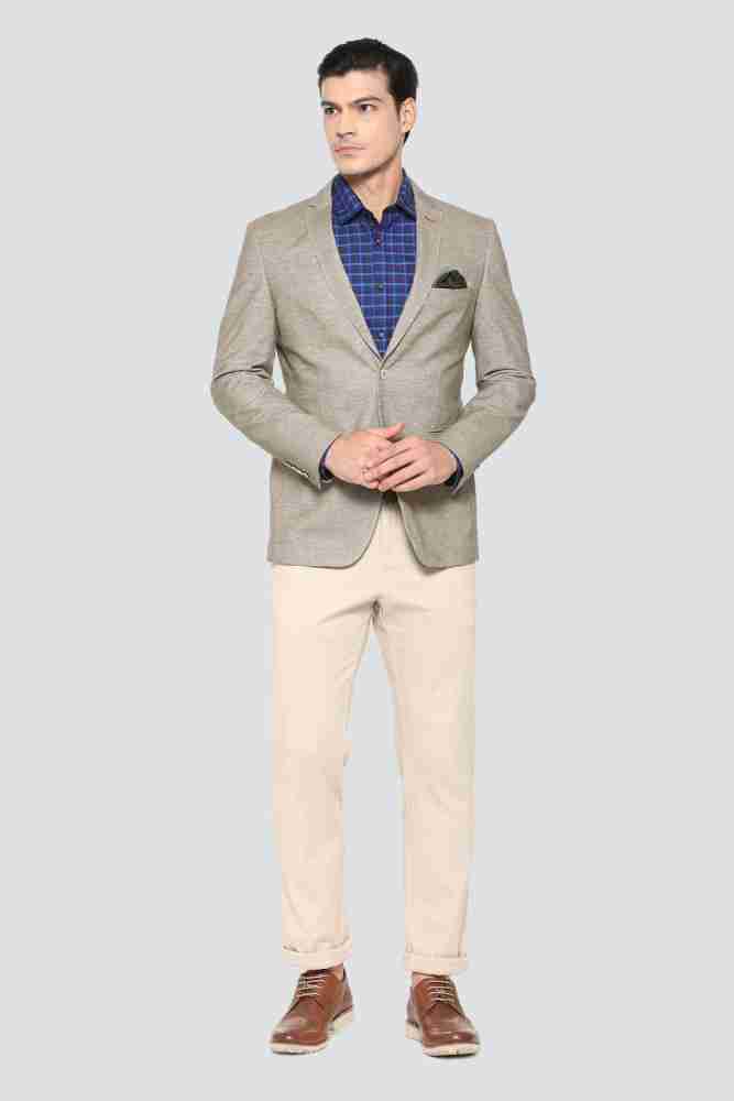 Buy Khaki Blazers & Waistcoats for Men by LOUIS PHILIPPE Online