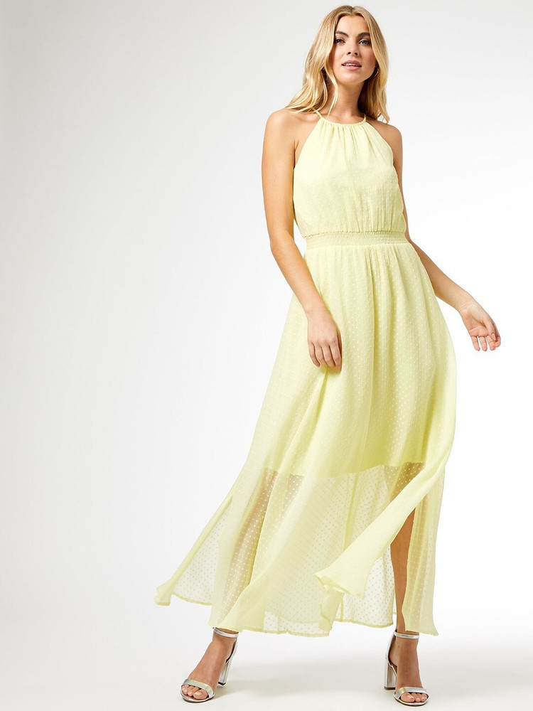 DOROTHY PERKINS Women Maxi Yellow Dress 