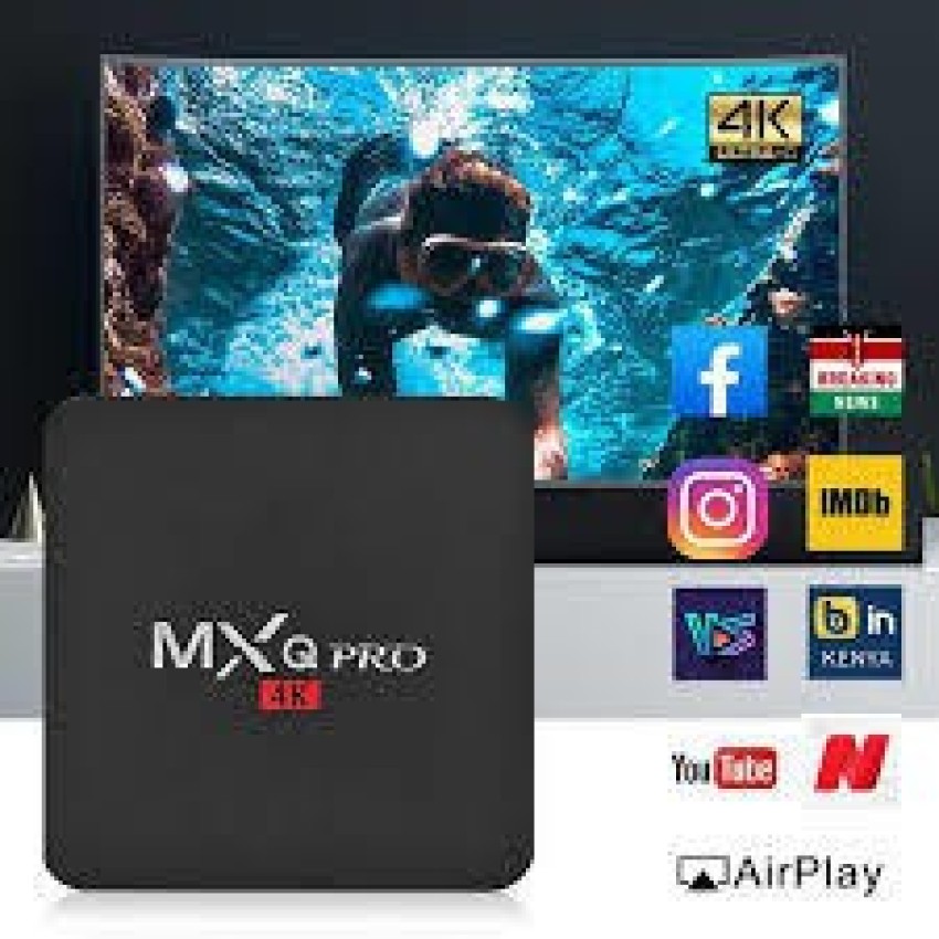 Mxq 4k Android Tv Box 1gb Ram/8gb Rom Amlogic S905w 64 Bit Quad
