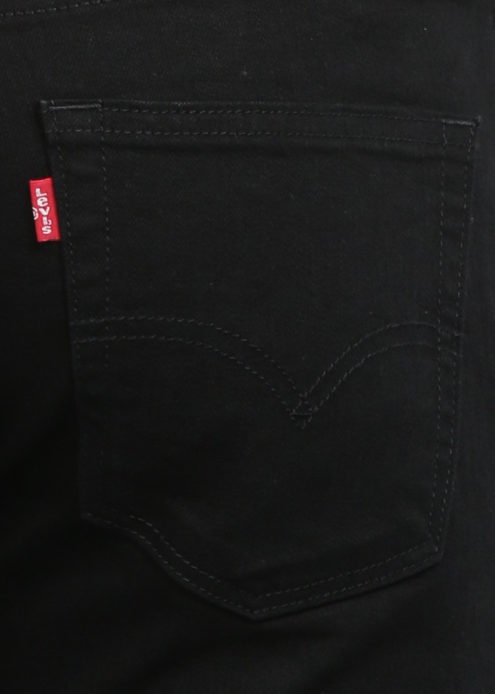 Mens 501 Black Regular Fit Jeans