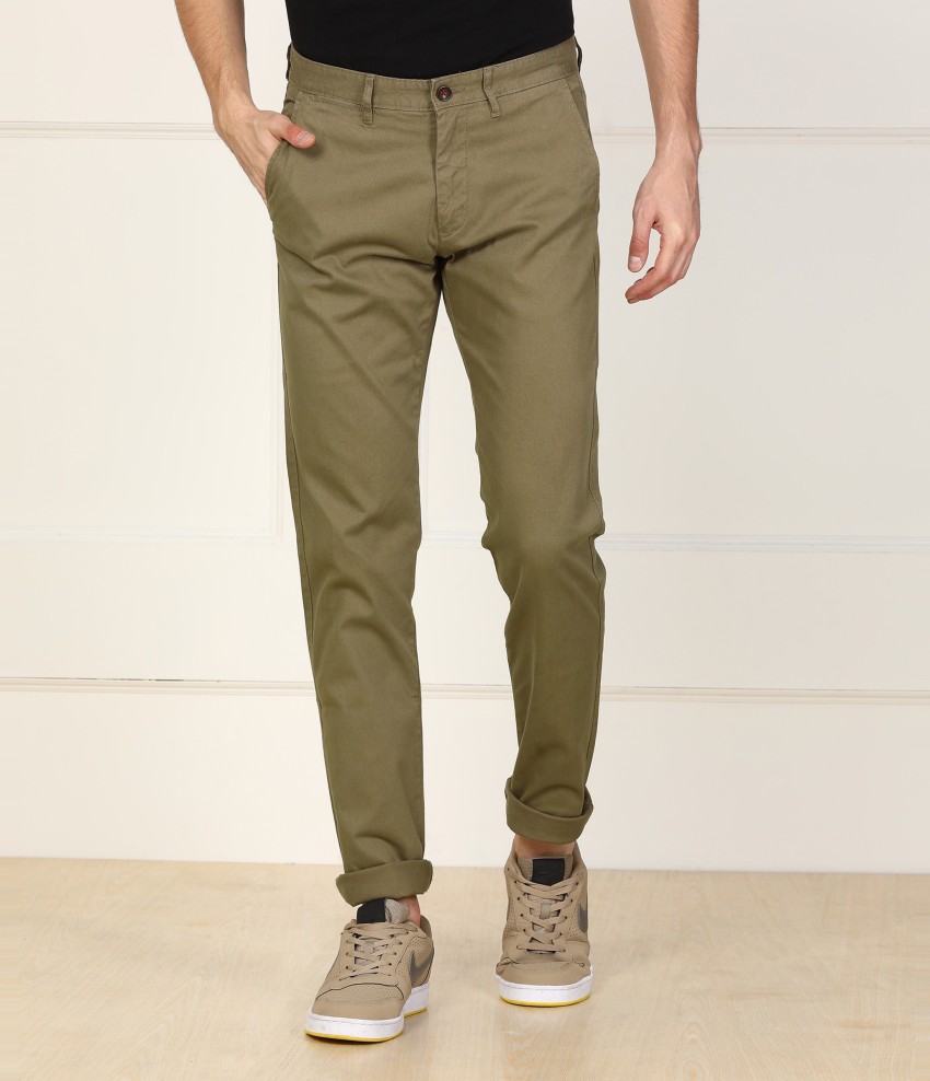 Arrow Green Trousers  Buy Arrow Green Trousers Online In India