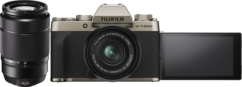 FUJIFILM X Series X-T200 Mirrorless Camera Body with 15-45 mm + 50