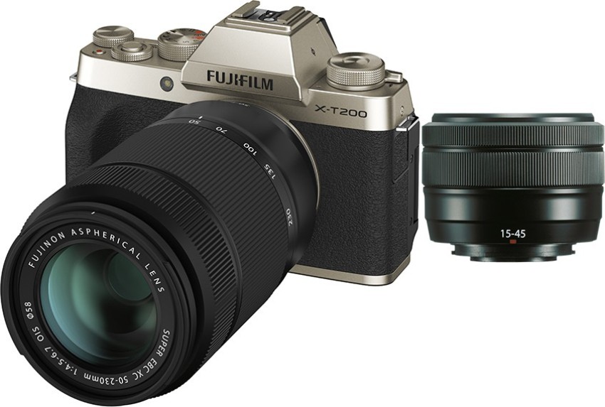 FUJIFILM X Series X-T200 Mirrorless Camera Body with 15-45 mm + 50