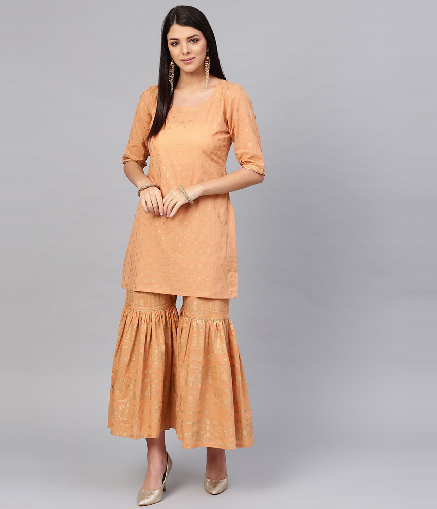 LIBAS Women Kurta and Sharara Set - Buy 