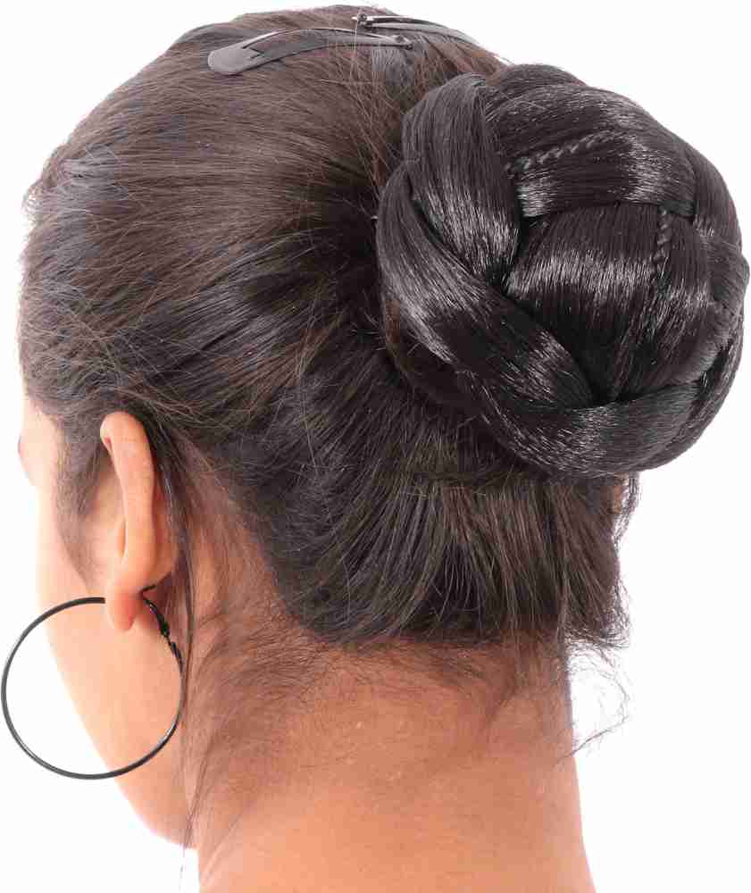 Shivarth Hair Extension Synthetic Hair Scrunchies Hair Bun Juda Maker Hair  Piece Black Hair readymade Juda for Girls & women(official modern look) Hair  Accessory Set Price in India - Buy Shivarth Hair