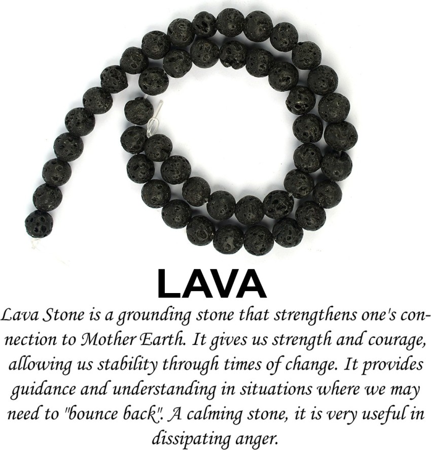 Mens and Womens 8mm lava 7 Chakra Bracelet  Sundrift Store