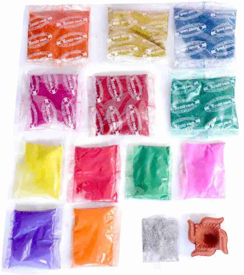 CAPTAIN Pack of 10 Rangoli Powder Price in India - Buy CAPTAIN