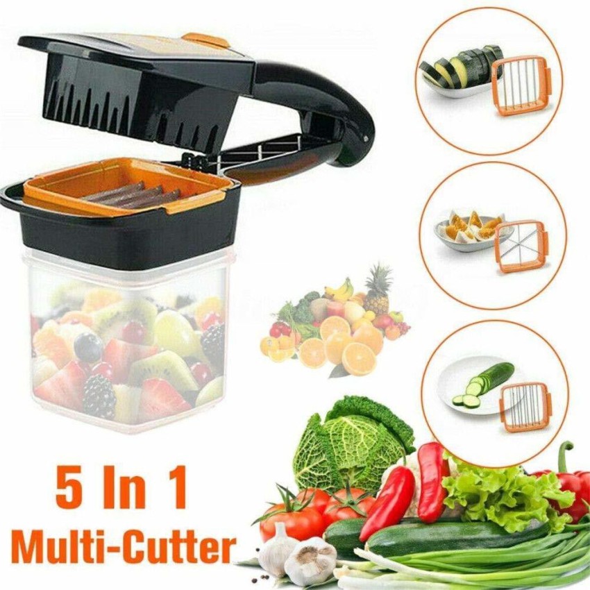 5 In 1 Multi-Cutter Nicer Dicer Super Slicer Vegetable Food Fruit