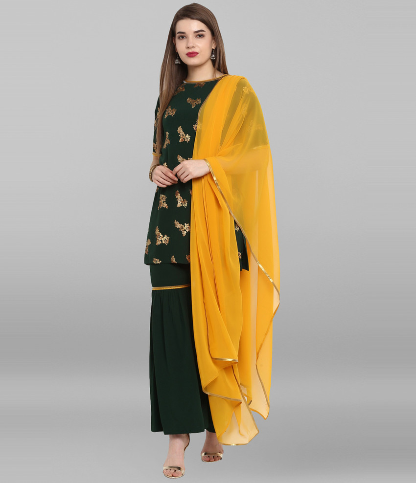 Janasya Women Kurta Sharara Set - Buy Janasya Women Kurta Sharara Set  Online at Best Prices in India | Flipkart.com