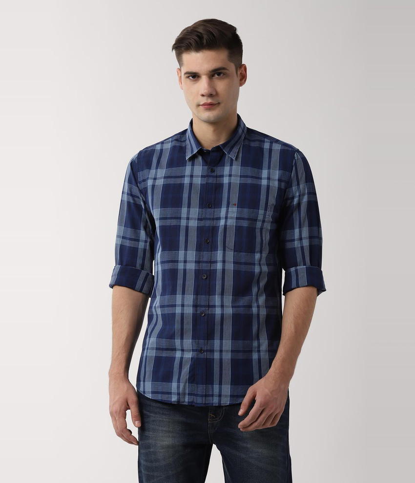Buy PETER ENGLAND Men Checkered Casual 