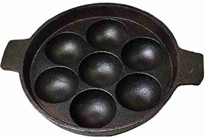 https://rukminim1.flixcart.com/image/850/1000/kfoapow0/pot-pan/f/h/w/pre-seasoned-cast-iron-paniyaram-pan-appam-patra-ponganalu-pan-original-imafw35254fbytjh.jpeg?q=20