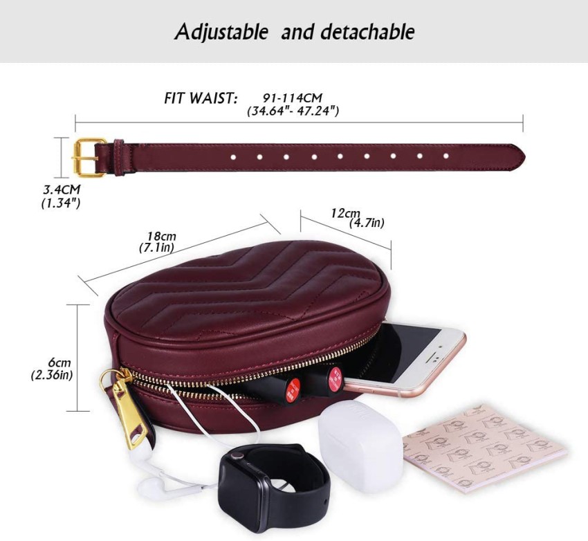 Adjustable SAFESEED Fancy Waist Bag L35 for Women's