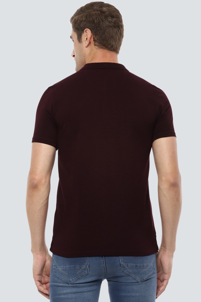 Louis Philippe polo t-shirt men size XXL 2XL BLACK india cotton short sleeve