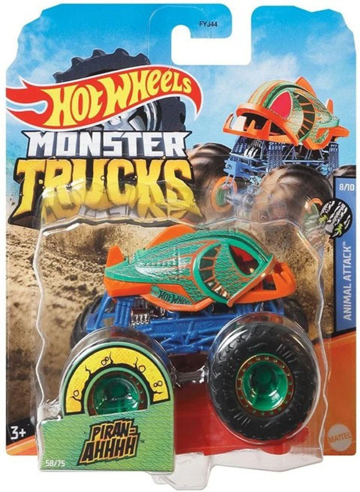 Hot wheels Basic Vehicles Monster Truck 1:64 Multicolor