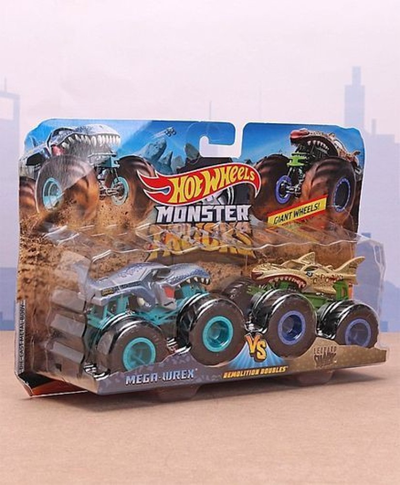 Hot Wheels Monster Trucks MEGA WREX Black Die Cast 1:64 Toy Truck