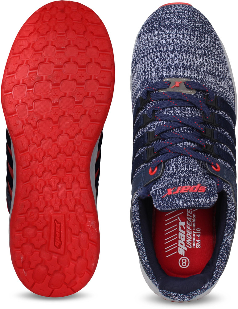 Sparx Men SM-410 Navy Red Running Shoes 