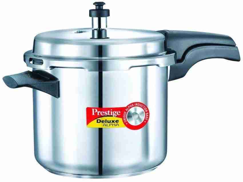 Prestigedeluxealphastainlesssteelpressurecooker10litre