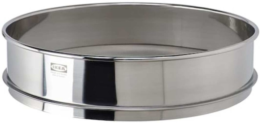 IDEALISK Colander, stainless steel, black - IKEA