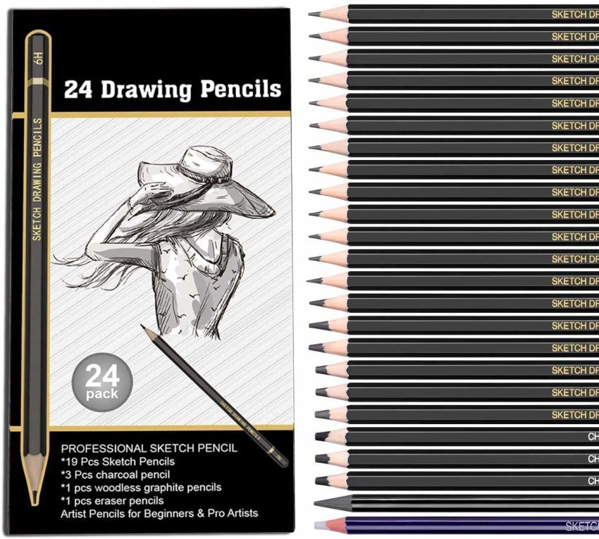 htconlinein Camlin Drawing Pencils Set of 6  htconlinein