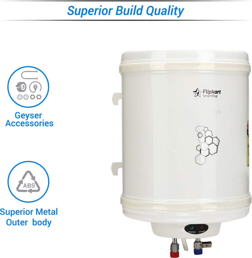 Flipkart SmartBuy 25 L Storage Water Geyser (Hydra-New, Ivory) Price in  India - Buy Flipkart SmartBuy 25 L Storage Water Geyser (Hydra-New, Ivory)  online at Flipkart.com