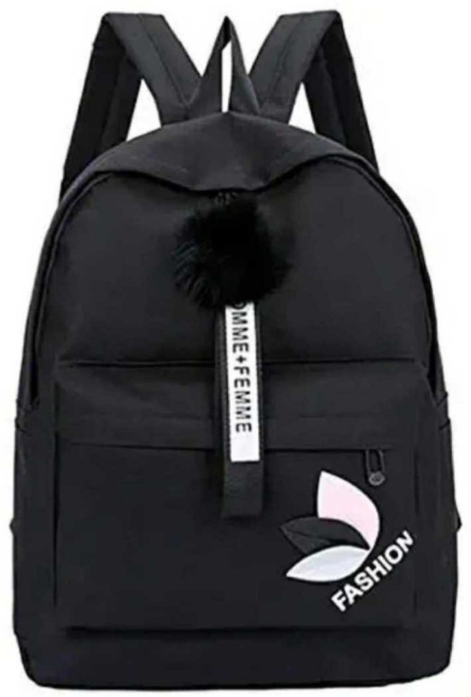 Favcarry Backpack for girls/college bag for girls/tuition bag/casual  backpack for women/office bag/travel bag 25 L Backpack Black - Price in  India