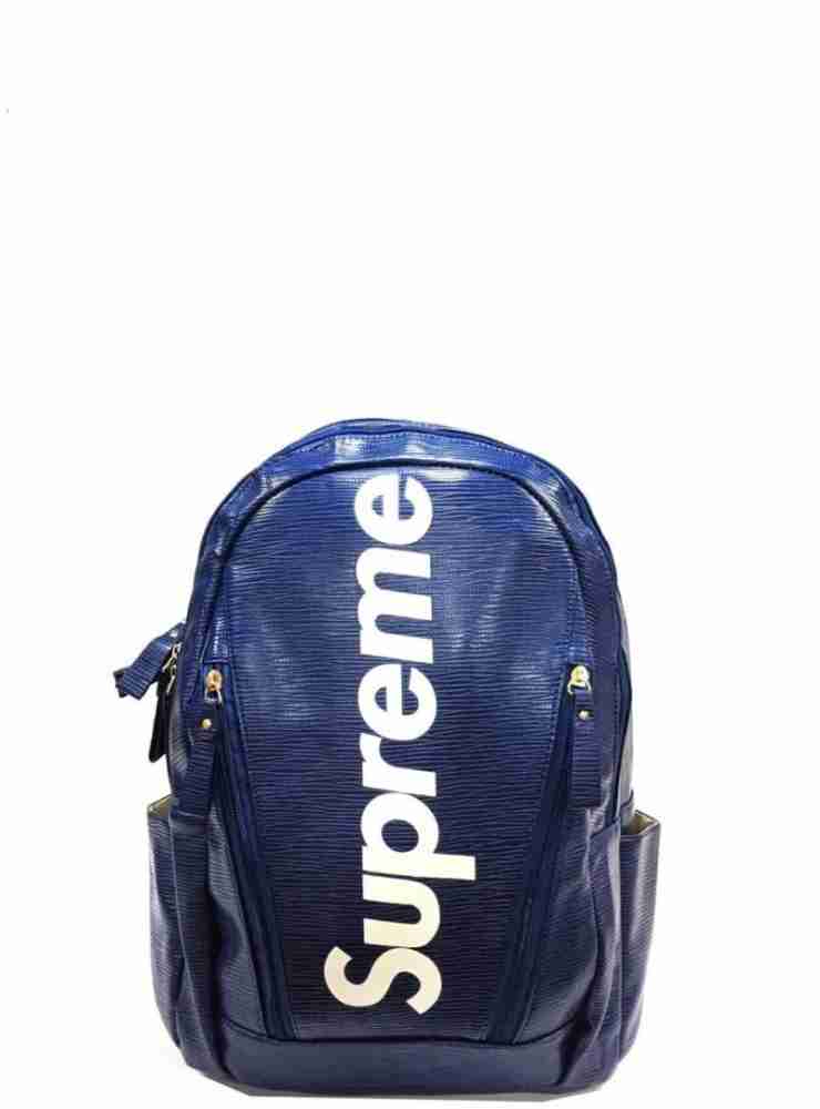 supreme leather backpack