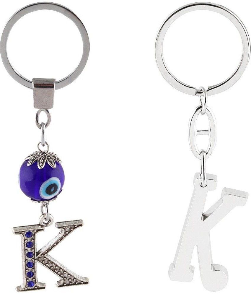 Gratus Combo of Evil Eye K Letter/Alphabet & Stylish K Letter ...