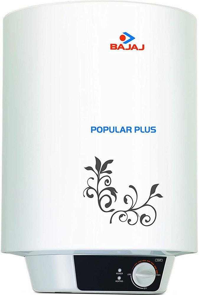 BAJAJ 25 L Storage Water Geyser (Popular Plus With Glass Lined Technology,  White) Price in India - Buy BAJAJ 25 L Storage Water Geyser (Popular Plus  With Glass Lined Technology, White) online