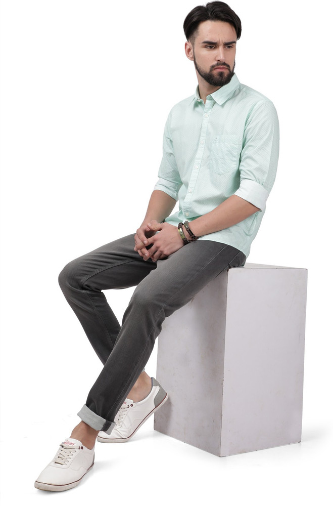 DERBY JEANS COMMUNITY Men Self Design 