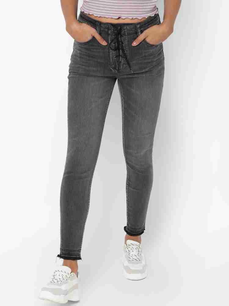 American Eagle Outfitters Skinny Women Black Jeans - Buy American Eagle  Outfitters Skinny Women Black Jeans Online at Best Prices in India