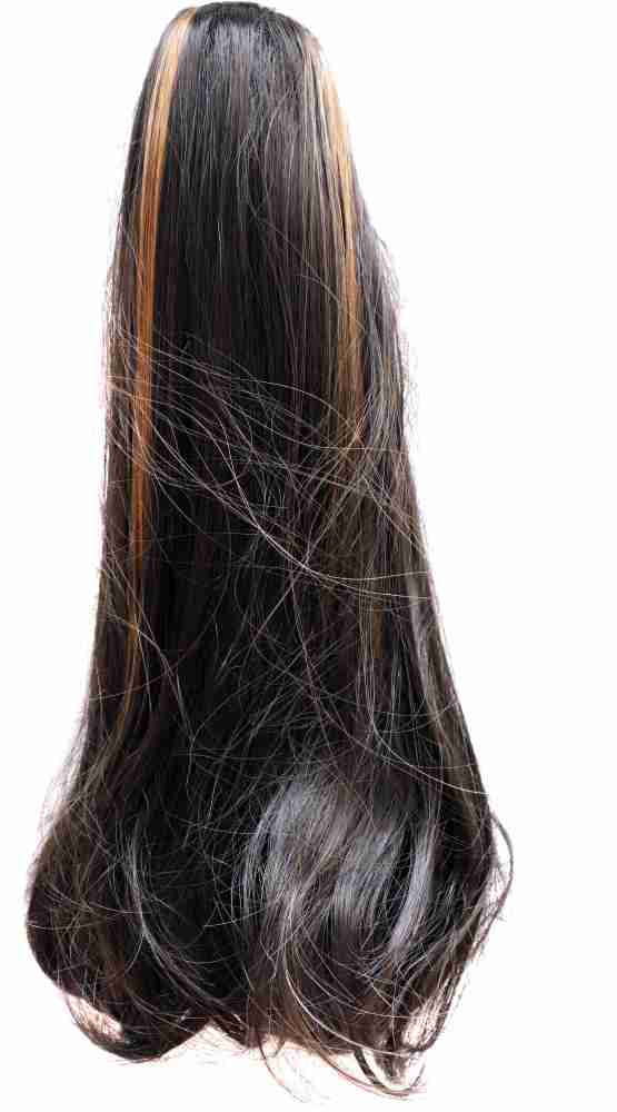 LAMAZI Extension Pony Step cut with clip 16 inches long for women and girls  Highlight with clip Hair Extension Price in India - Buy LAMAZI Extension  Pony Step cut with clip 16