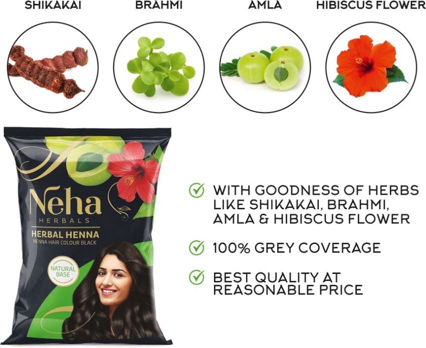 Buy Neha Herbal Mehndi Hair Colour 500 g online at Lowest Price in India