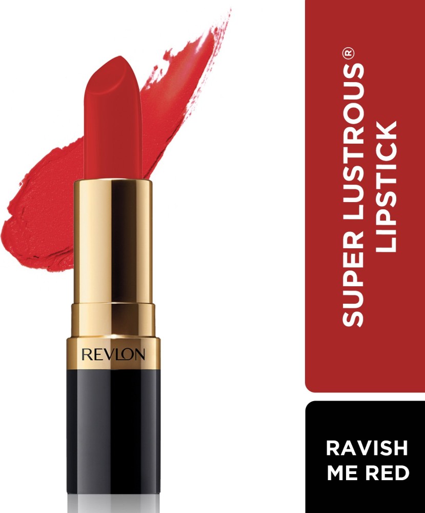 Revlon Lipstick, Super Lustrous Lipstick, High Impact Lipcolor with  Moisturizing Creamy Formula, Infused with Vitamin E and Avocado Oil, 725  Love that