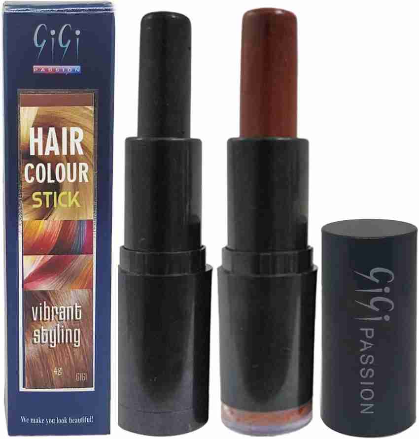 GiGi Hair Color Touch Up Stick Black & Brown (4g x2 ) Total 8 g_a2 , Black  & Brown - Price in India, Buy GiGi Hair Color Touch Up Stick Black &