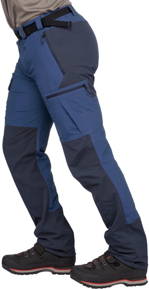Buy Men's Blue Mountain Trekking Trousers Trek 500 Online | Decathlon