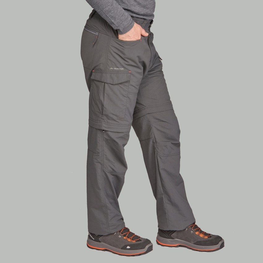 Polyester Plain Nh100 Womens Hiking Trousers  Beige