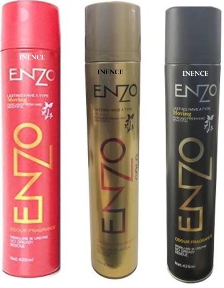 fcityin  Enzo Hair Style Red Spray Pack Of 2pcs Each 420ml  Sensational