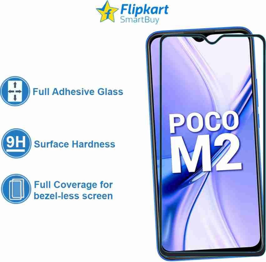 Flipkart SmartBuy Edge To Edge Tempered Glass for Poco M2, Mi Redmi 9  Prime, Poco M2 Reloaded - Flipkart SmartBuy 