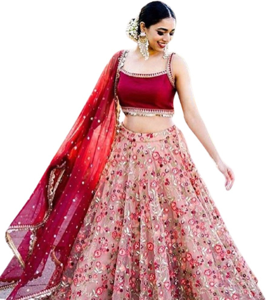GANJEDI FAB Embroidered Semi Stitched Lehenga Choli - Buy GANJEDI FAB  Embroidered Semi Stitched Lehenga Choli Online at Best Prices in India |  Flipkart.com