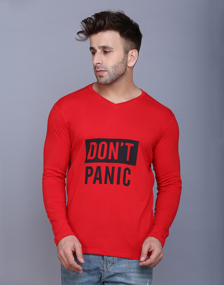 Buy Menkovy Typography Men V Neck 