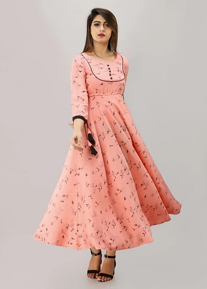 kipek Women Printed Anarkali Kurta  Buy kipek Women Printed Anarkali Kurta  Online at Best Prices in India  Flipkartcom