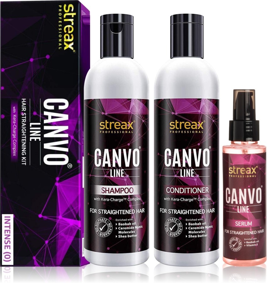Streax professional CANVO LINE hair straightening  Rebonding using Streax  professional product  YouTube