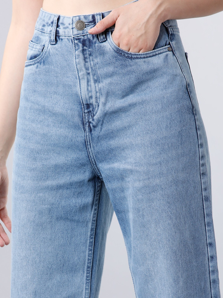 Tokyo Talkies Flared Women Light Blue Jeans - Buy Tokyo Talkies