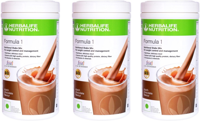 Herbalife Nutrition Formula 1 Nutritional Shake Mix - Dutch Chocolate Flavour