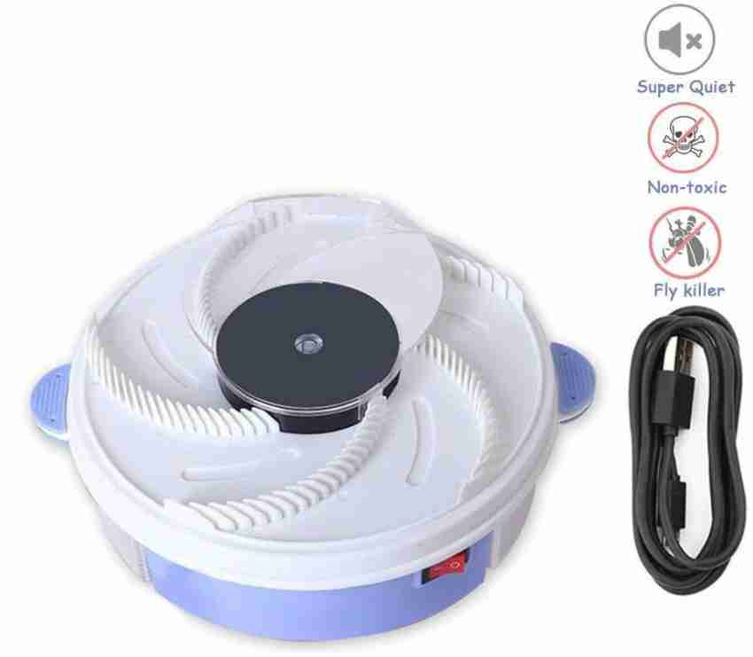 Electric Flies Catcher with USB Charger Rotated Home Use Fly Trap Killer  Pest Killer for Flies Bugs Cockroaches Insects 