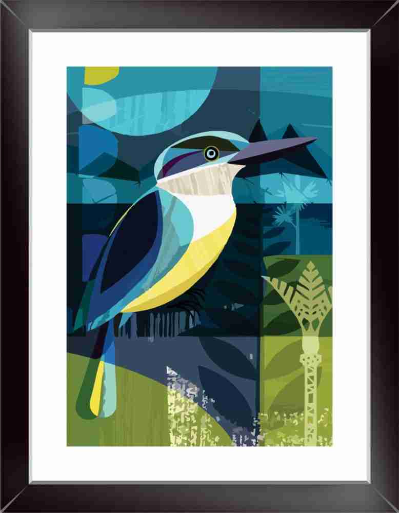 Buy Blue Jay Art Print Black and White Bird Art Printable Blue Online in  India 