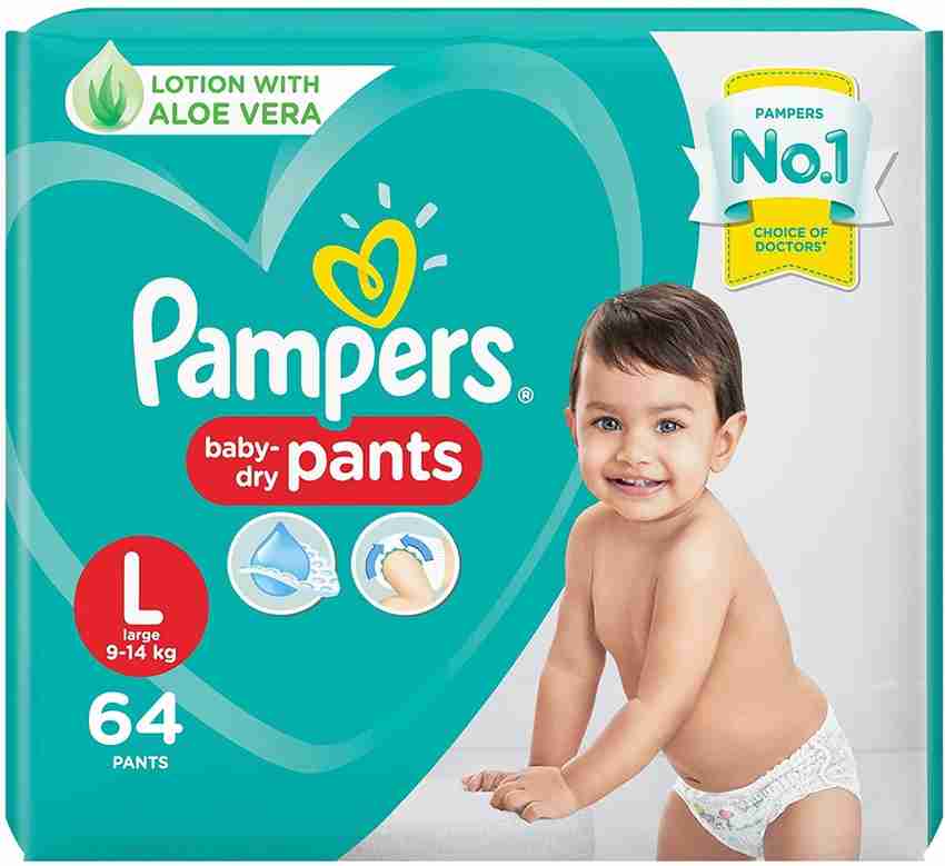 Pampers large size deals diaper pants flipkart