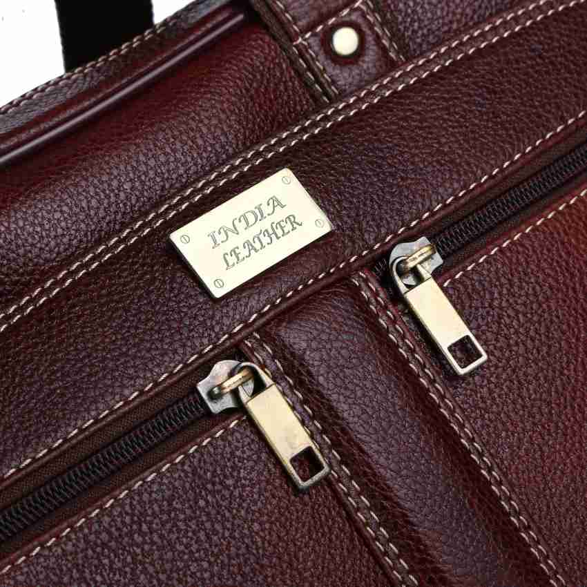 Buy LOUIS PHILIPPE Men Brown Messenger Bag Dark Brown Online @ Best Price  in India