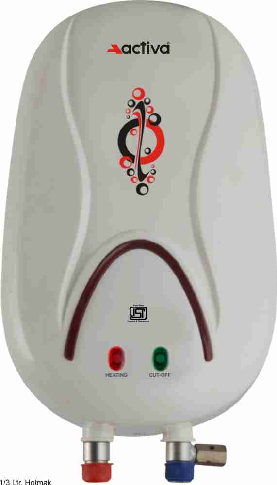 ACTIVA 3 L Instant Water Geyser (Hotmak, Ivory) Price in India - Buy ACTIVA  3 L Instant Water Geyser (Hotmak, Ivory) online at Flipkart.com